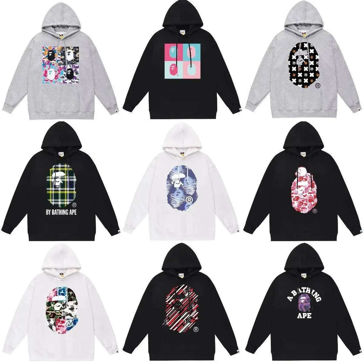BAPE Ape Head Hoodie [40 styles]