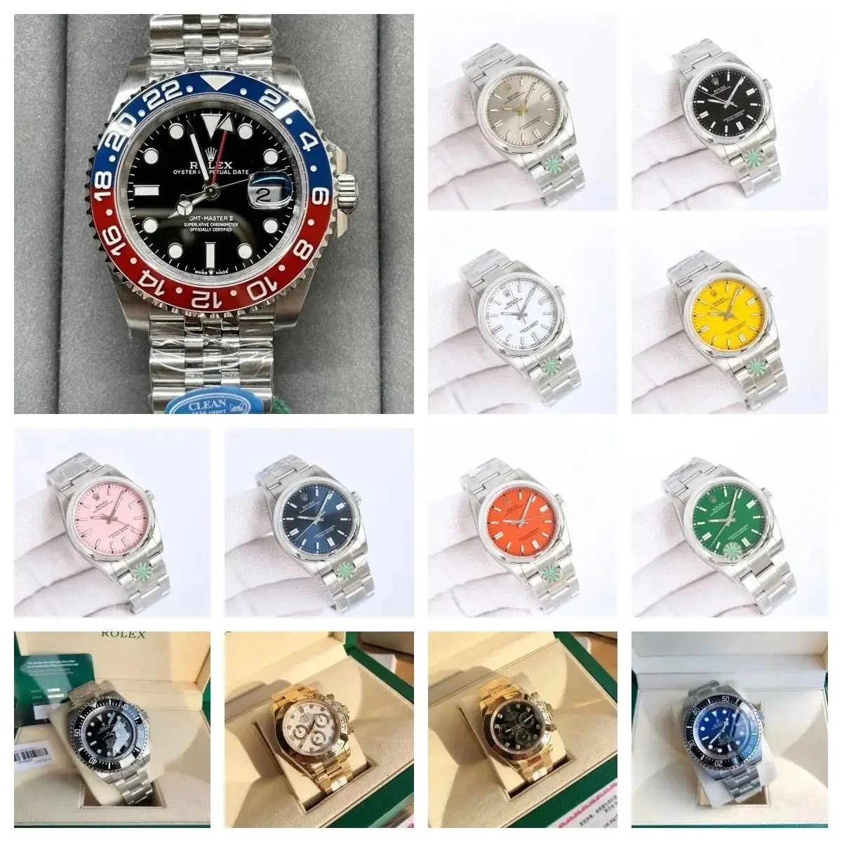 Rolex GMT-Master II and Oyster Perpetual Watches [40 styles]