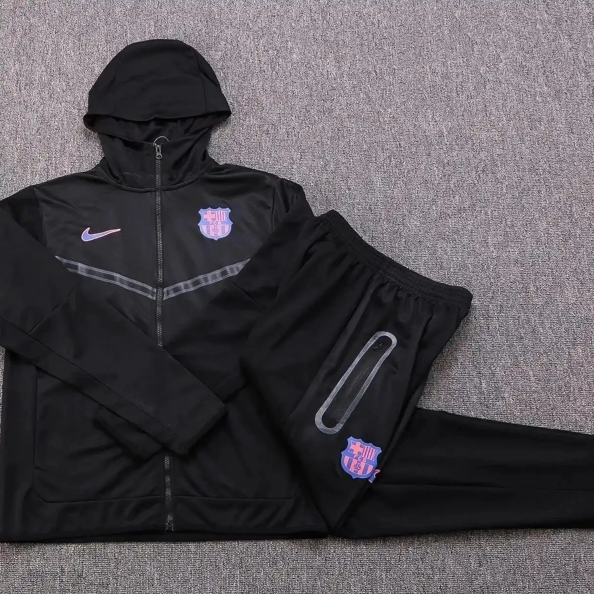 Nike Jordan Football Sports Set Hoodie Pants Suit [B22 Design] vista 2
