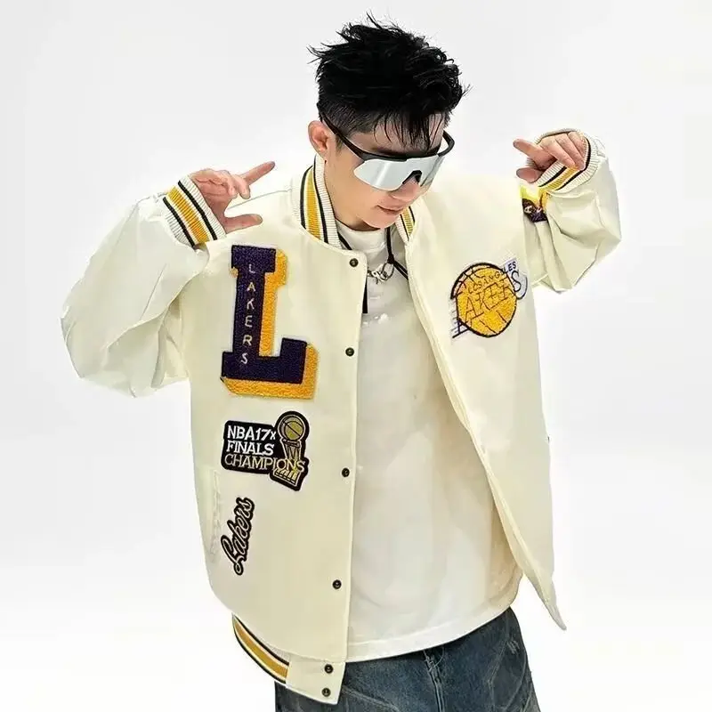 Los Angeles Lakers Varsity Jacket [2 styles] vista 3