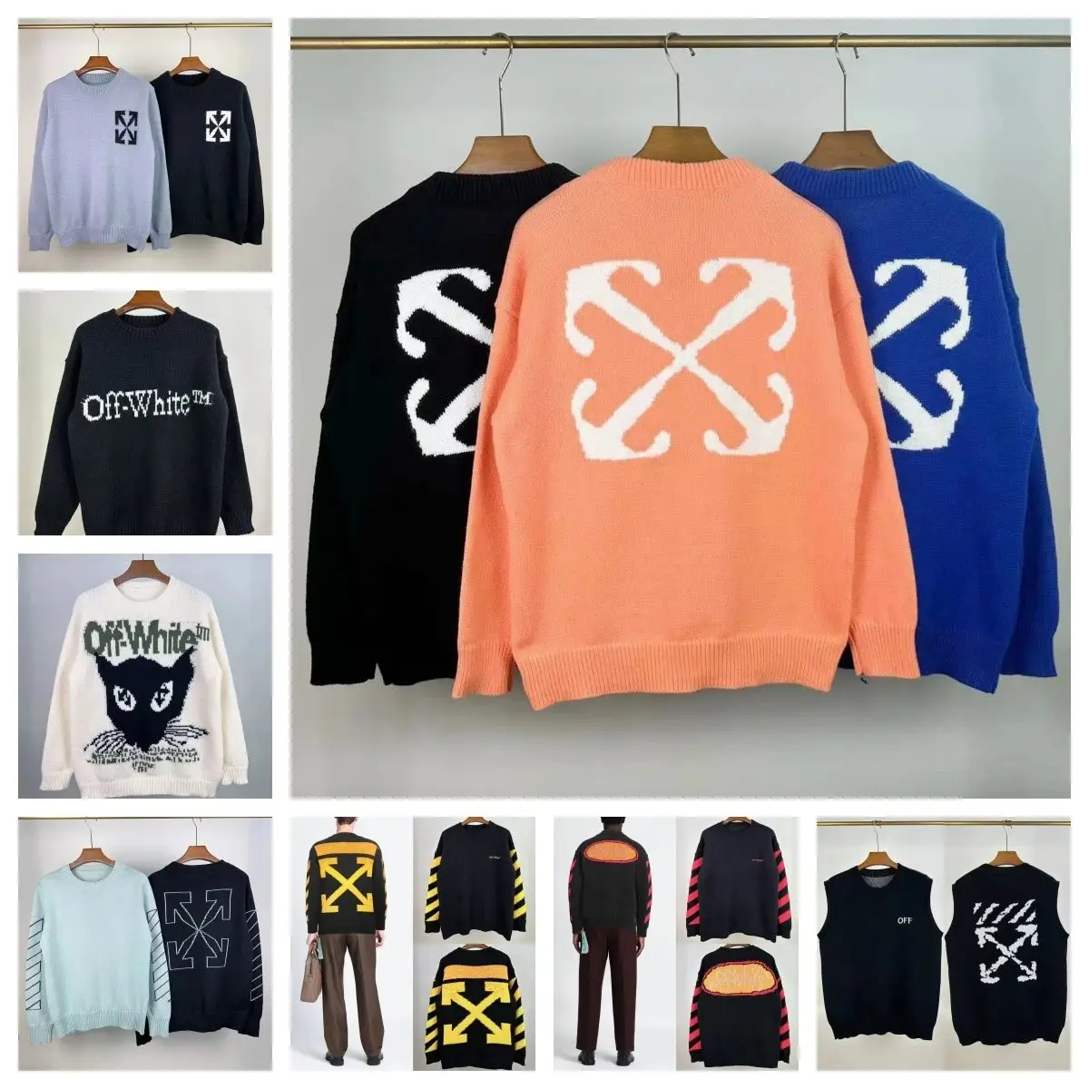 OFF-WHITE sweater  (14 styles) vista 2