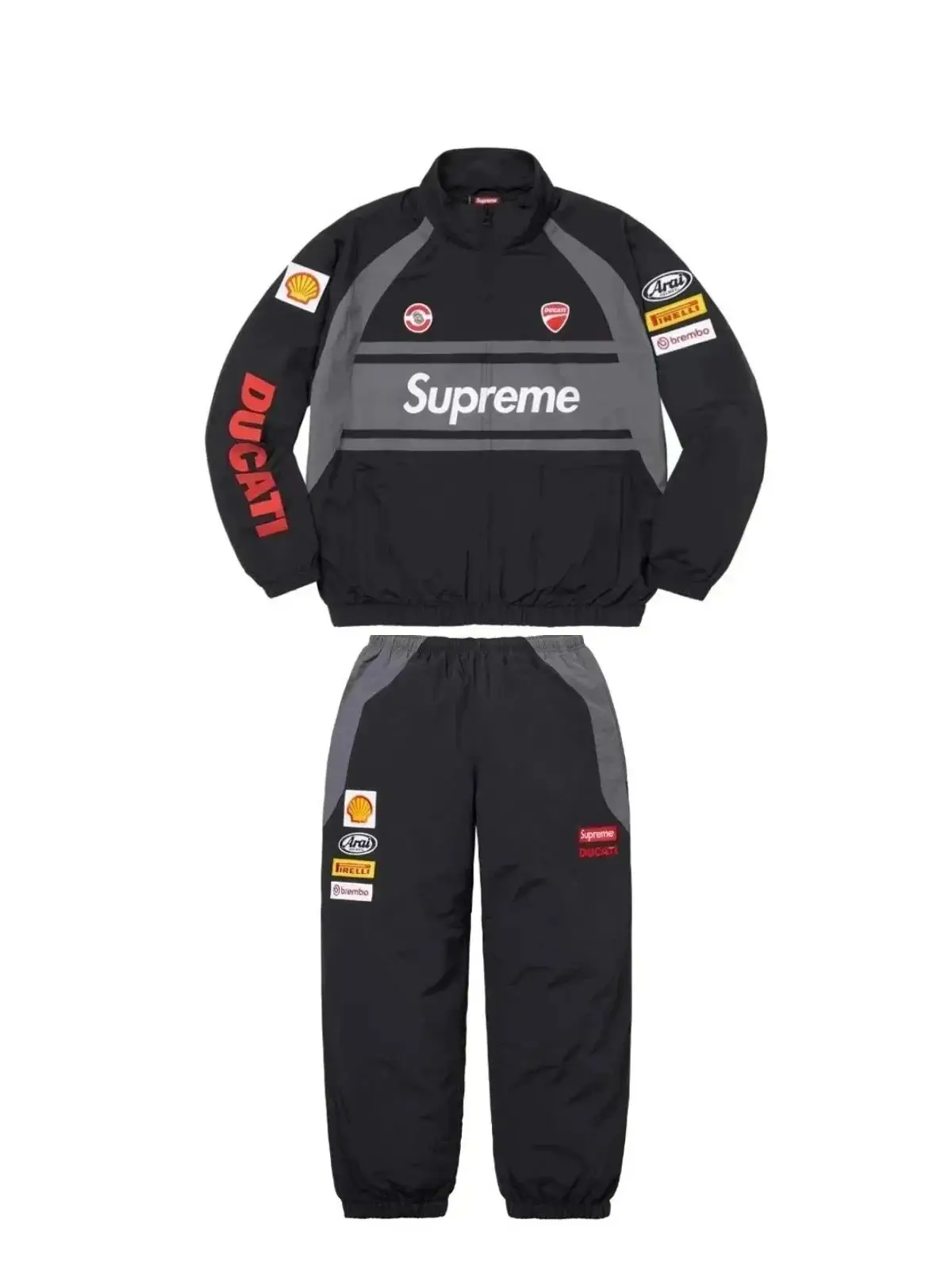 Supreme Ducati Track Jacket/Sweatshirt/Pants [40 styles] vista 2