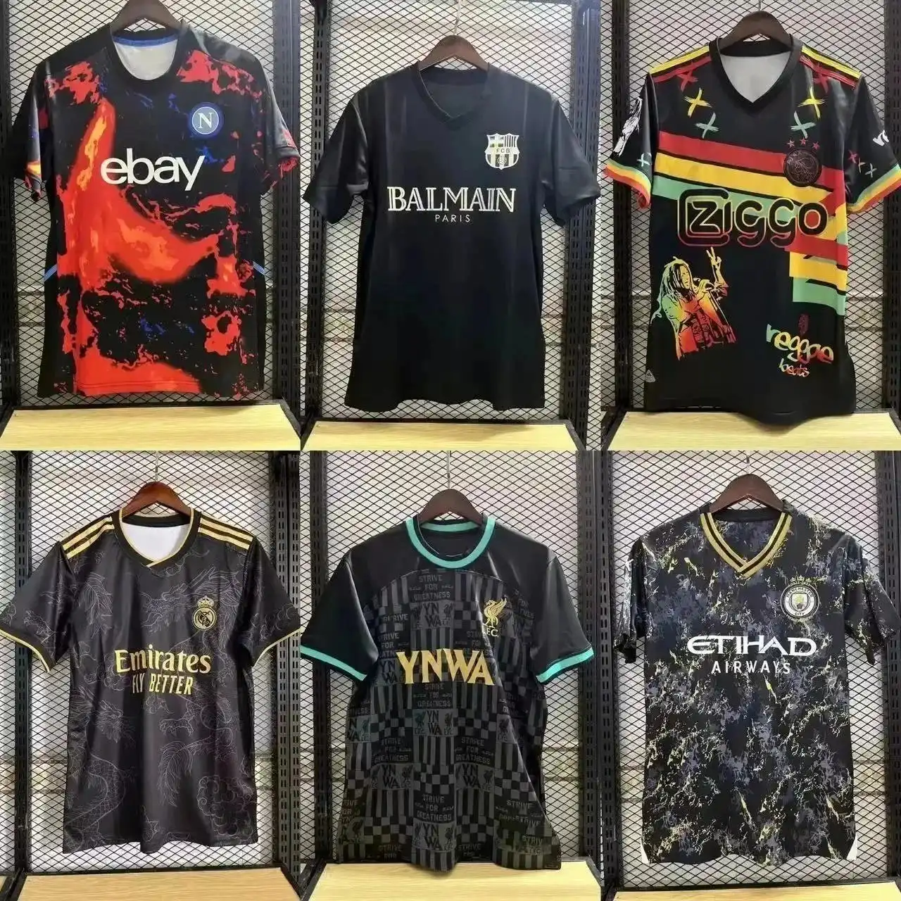 Real Madrid Barcelona Jersey (40 style) réplica