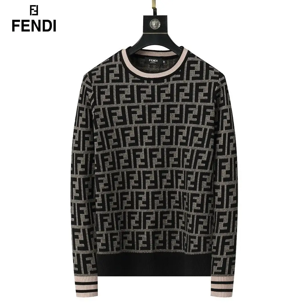 Fendi FF Logo Sweater / Fendi Roma Sweater / Houndstooth Pattern Sweater [4 styles] vista 3