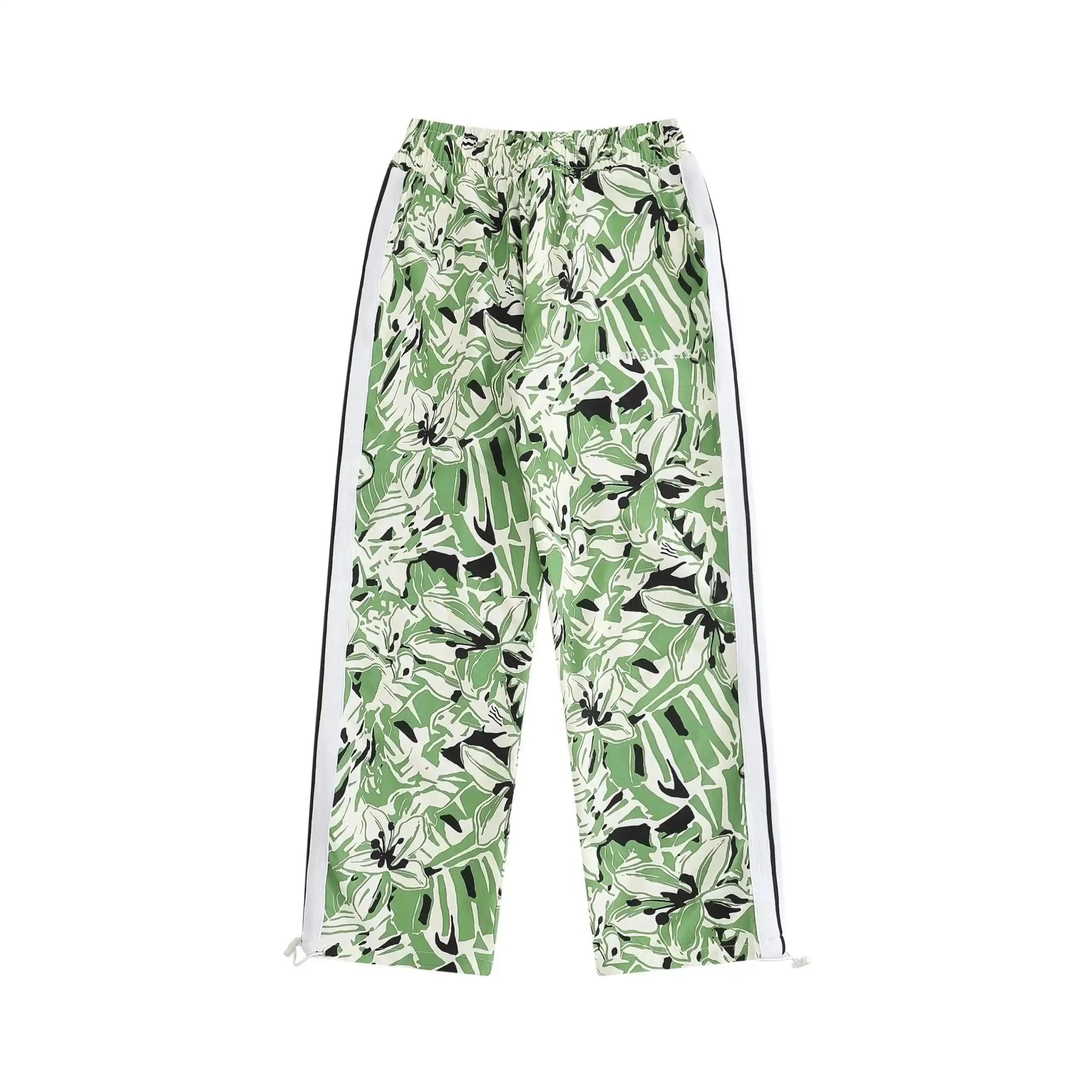 MONCLER GENIUS PALM ANGELS Fleece-knit Sweatpants with Wings Patches vista 2