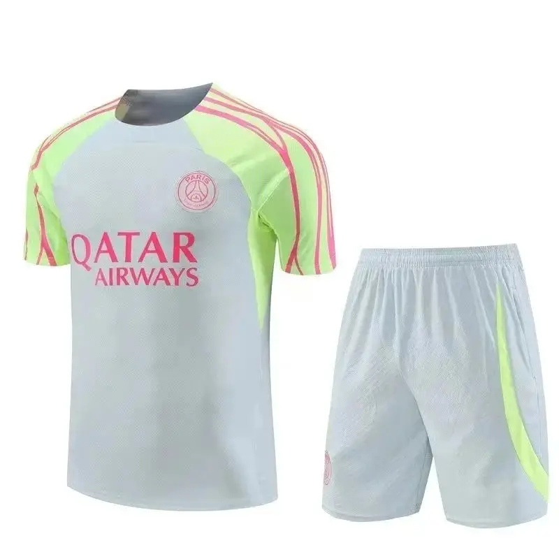 Paris Saint-Germain Qatar Airways Training Jersey/Shorts Set [17 styles] vista 4
