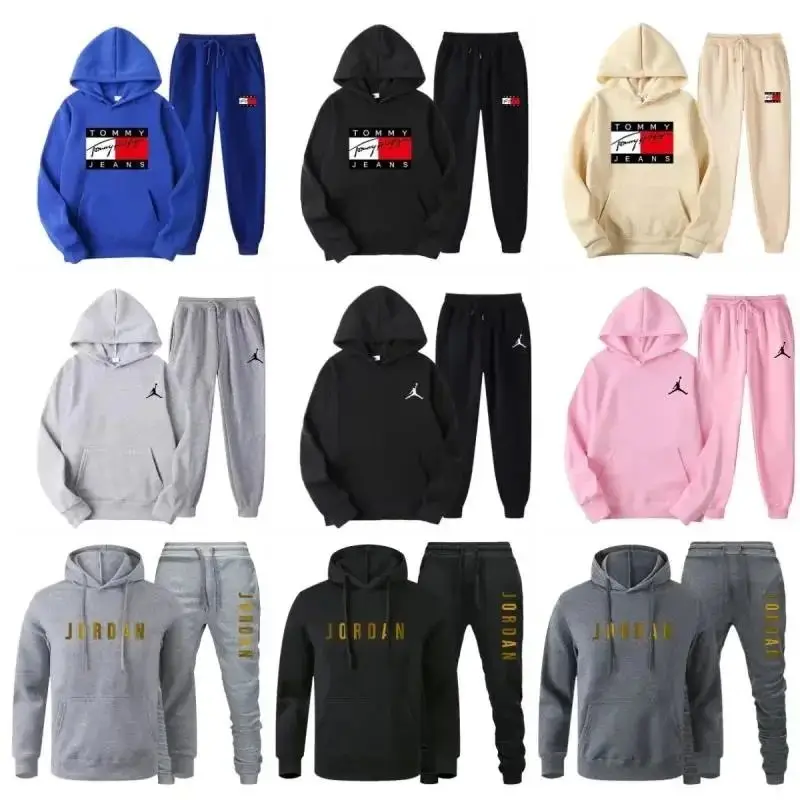 Tommy Hilfiger & Air Jordan Hoodie Sets [Multiple Styles]