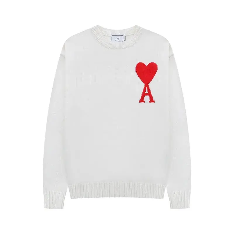 Ami Paris Heart Logo Sweater vista 3