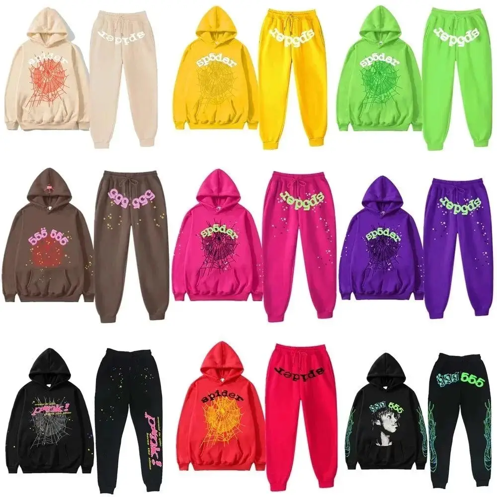 sp5der Hoodie & Jogger Set [40 styles]