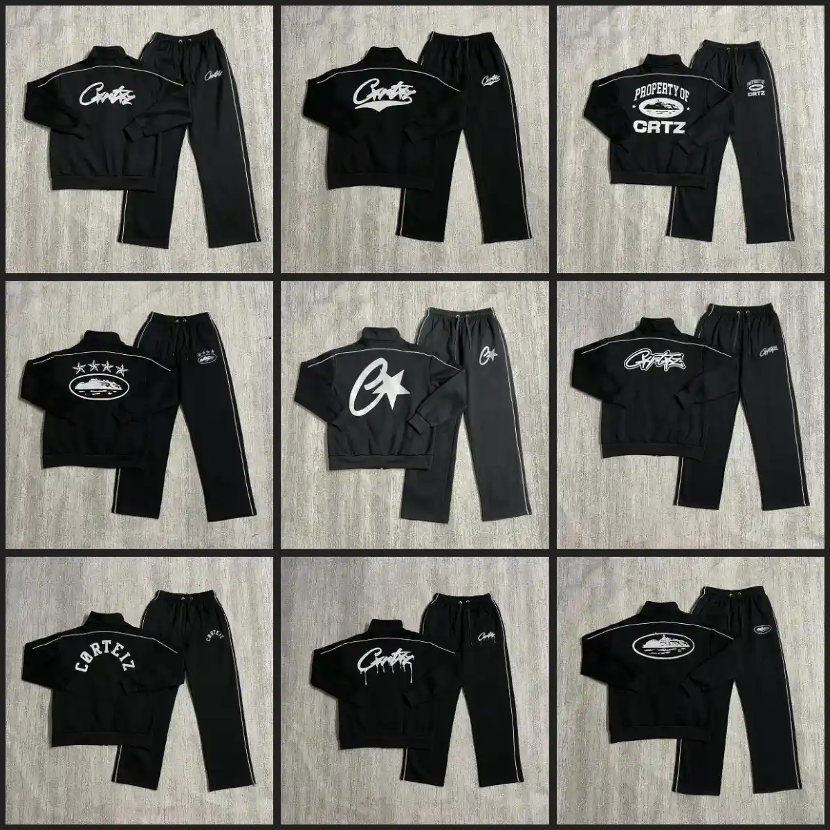 Corteiz jacket pants Suit set（40 Style） réplica