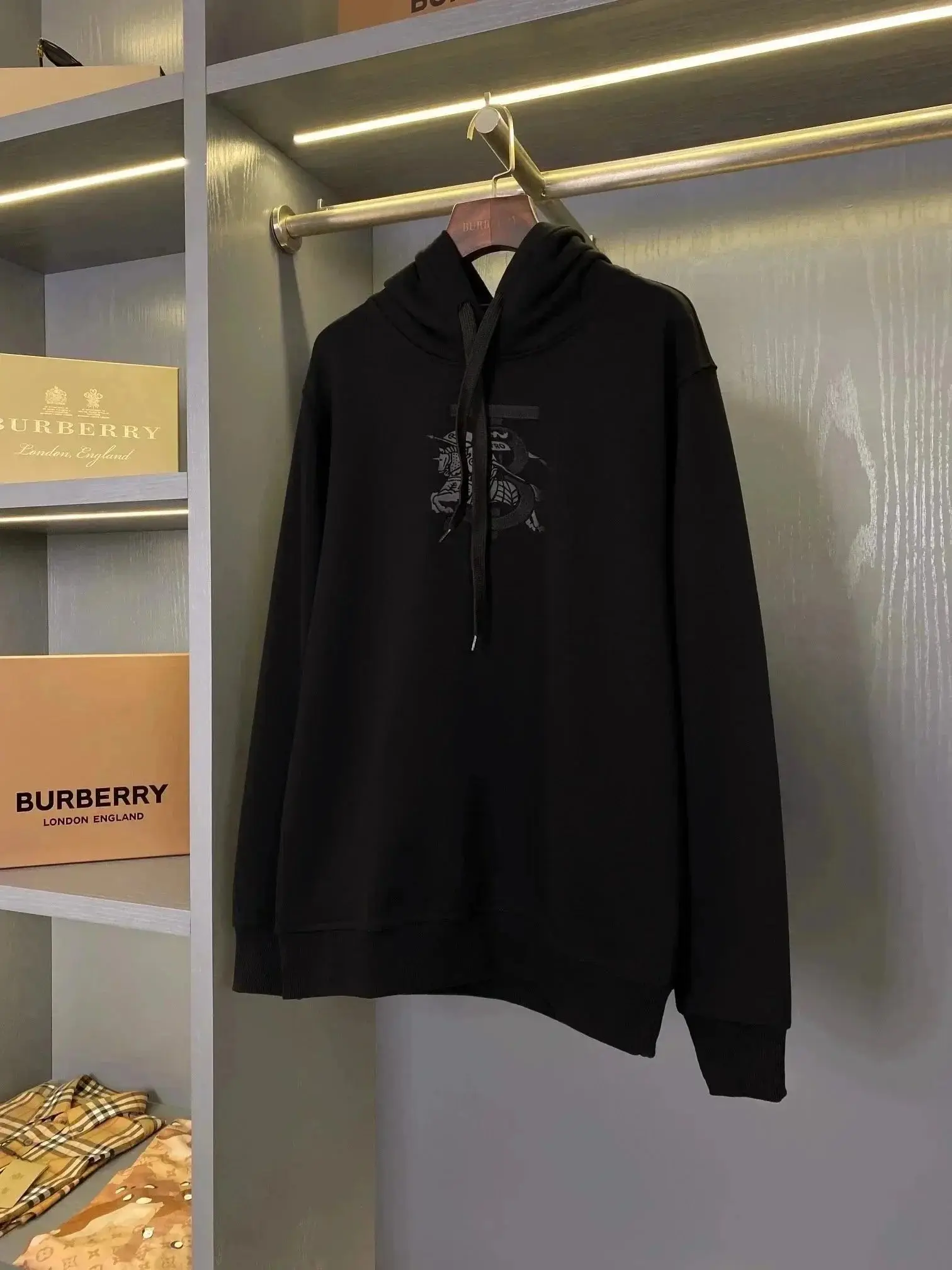 Burberry Hoodie Long sleeve cardigan jacket and coat vista 3